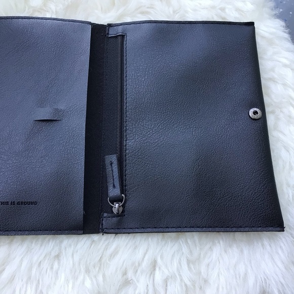 This is Ground All Leather Bi-fold Travel Passport Documents Pouch - Picture 7 of 9